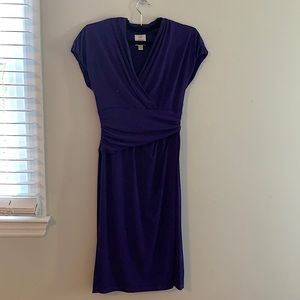 Suzi Chin for Maggy Boutique Ruched Wrap Dress